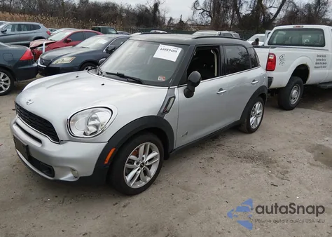 2014 Mini Countryman Cooper S z USA, uszkodzony, nr VIN WMWZC5C55EWP35304